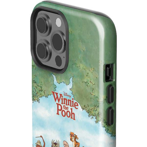 Disney Winnie the Pooh All Characters iPhone 15 Pro Max Impact Case